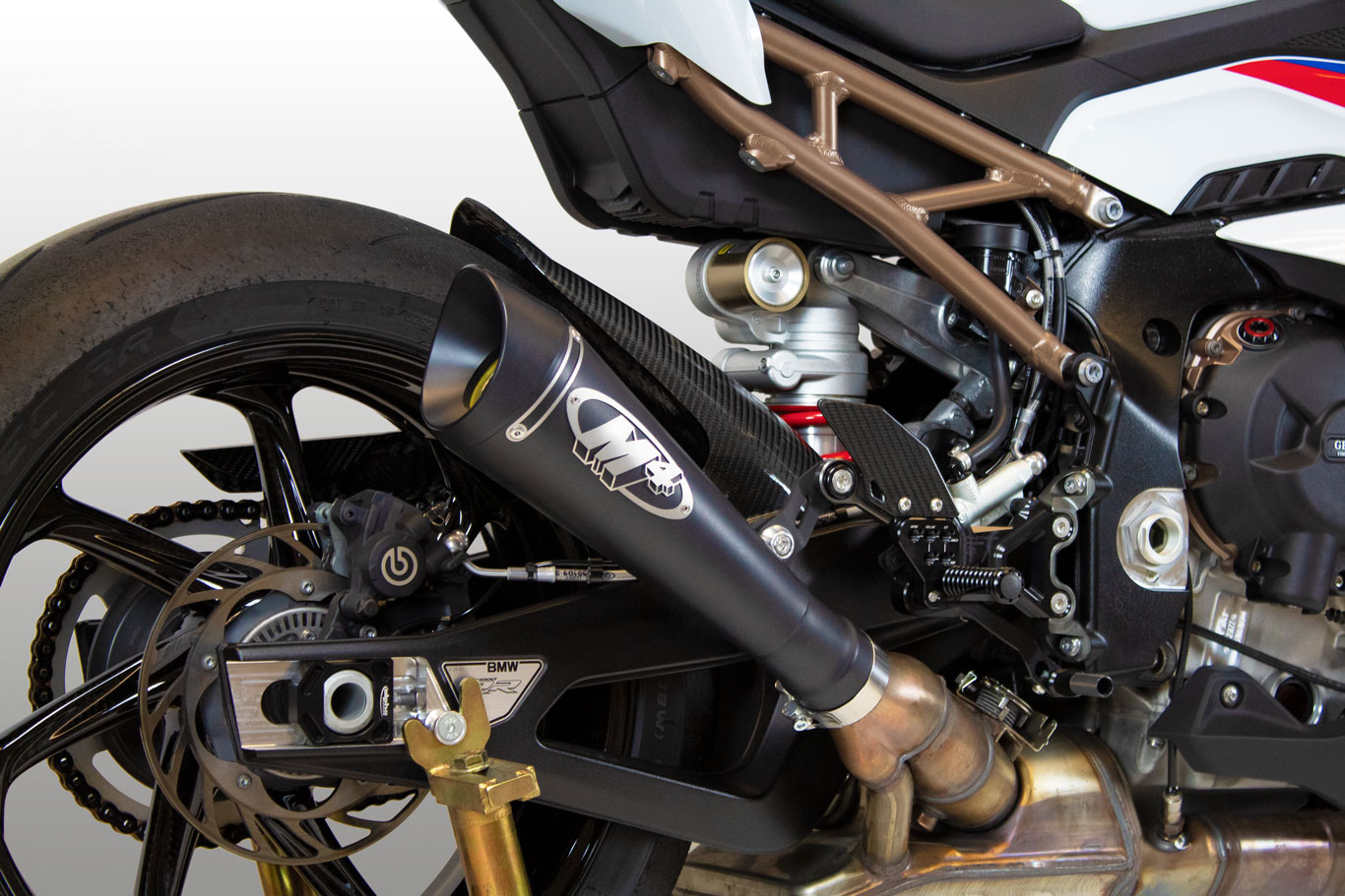 M4 BLACK GP19 SLIP-ON 2020-2022 BMW S1000RR - BM9132-GP19